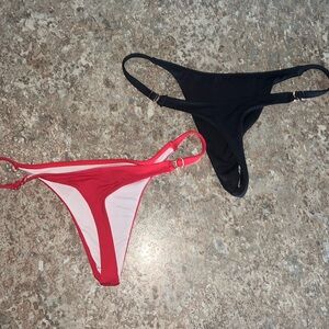Thong bikini bottoms